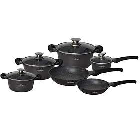 Cheffinger CF-DA1010-BK Batterie de cuisine 10 pcs