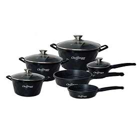 Cheffinger GTE-CF-DIAC12BLK Kokkärlsset 10 st
