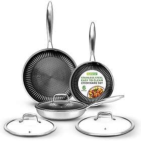 Nutrichef NC3PFRY3 Ensemble de poêles à frire 6 pcs