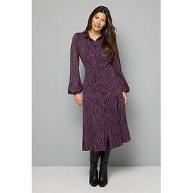 Wallis Leopard Print Contrast Detail Midi Dress