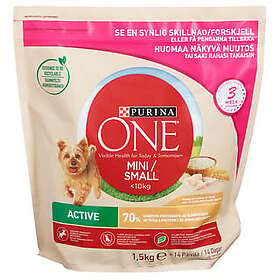 Purina ONE Liten Hund Aktiv 1,5kg