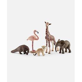 Schleich Vilda djur Populära figurer set 42388