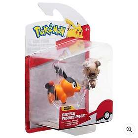 Pokémon Battle Feature -hahmo Tepig ja Rockruff