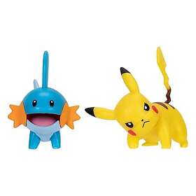Pokémon Battle Feature Figur Mudkip & Pikachu