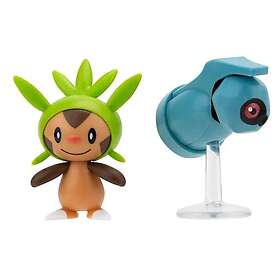 Pokémon Kampfunksjonsfigur Chespin & Beldum