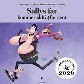 Sallys far kommer aldrig for sent Familiekalender 2026