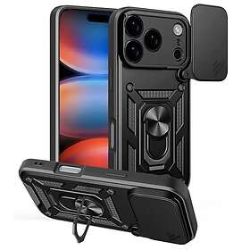 Hurtel Beskyttelsesdeksel med kameradeksel og mobilring for iPhone 17 Pro Max