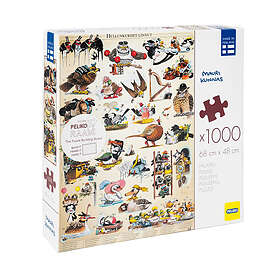 Peliko Mauri Kunnas - Knasiga fåglar 1000 Bitar