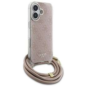 Guess Crossbody Cord 4G Print Case for iPhone 16