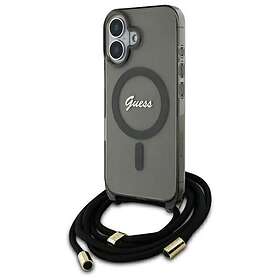Guess Etui Cord Script MagSafe for iPhone 16