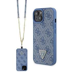 Guess Hardcase Crossbody 4G Metall Logo for iPhone 15