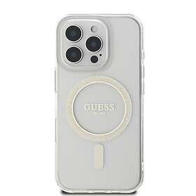 Guess MagSafe-etui Glitter Circle pour iPhone 16 Pro Max