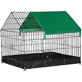 PawHut Cage pour petits animaux 90x75x75cm D51-287