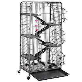 Yaheetech gnagarvoljär metall hamsterbur smådjursbur YA-00085061