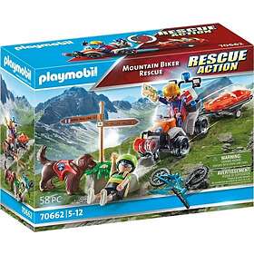 Playmobil Rescue Action 70662 Secouristes de montagne avec Quad tout-terrain