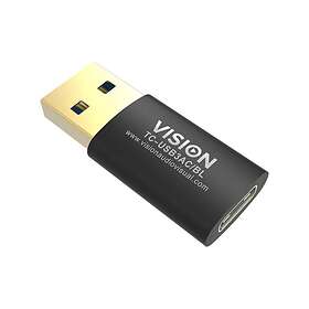 Vision TC-USB3AC/BL USB Type A till 24 pin USB-C Adapter