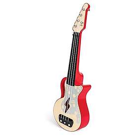 Hape Learn With Lights Ukulele-Red E0624