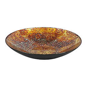 Nybro Crystal Lizzy Fat Svart Serveringsfat 30 cm