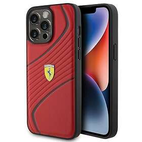 Ferrari Etui Twist Metal Logo for iPhone 15 Pro