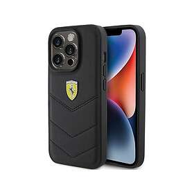 Ferrari Quilted Metal Logo Case for iPhone 15 Pro