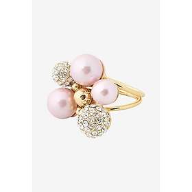 IOAKU By Fanny Ek Ring Berry Pearl Crystal Maxi Ring