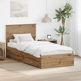vidaXL Bed Frame 3408316 90x190cm