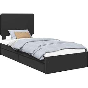 vidaXL Sängram 3412736 75x190cm