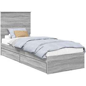 vidaXL Förvaringssäng Bed Frame 3411262 75x190cm