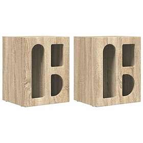 vidaXL Nattbord Sonoma-eik 40x35x50cm Konstruert tre 891249
