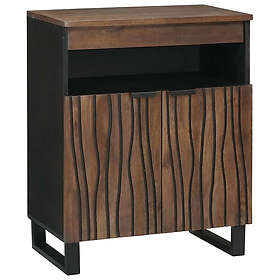 vidaXL Sideboard Brun 60x33x75 cm Massivt Mangotre 4018033