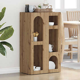 vidaXL Skjenk Artisan Ek 59 x 35 x 100,5 cm Konstruert tre 891343