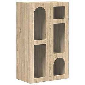 vidaXL Sideboard Sonoma-ek 59x35x100.5 cm Konstruert tre