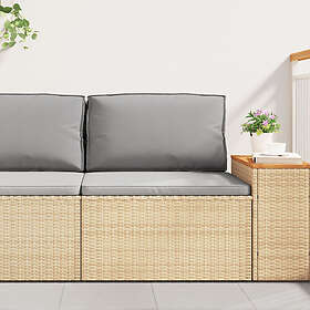 vidaXL Palldyna för ryggstöd Oxford tyg 80 x 40 x 12 cm Grå 42001529