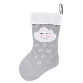 Sass & Belle Sweet Dreams Snowdrop Cloud Grey Christmas Kids Stocking