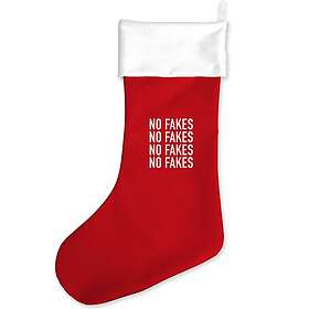 No Fakes Christmas Stocking