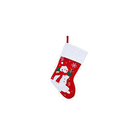 Christmas Large Luxury Plush Snowman Stocking