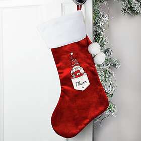 Personalised Message Gonk Female Christmas Stocking