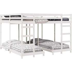 vidaXL Trippla Sängram 3414559 200x200cm