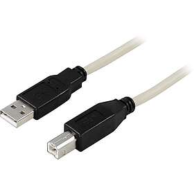 Deltaco 989184594 USB til USB typ B 50 cm