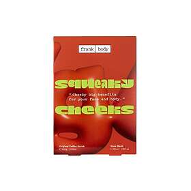 Frank Body Squeaky Cheeks Set (Original Coffee Scrub 100g, Glow Mask 35ml)