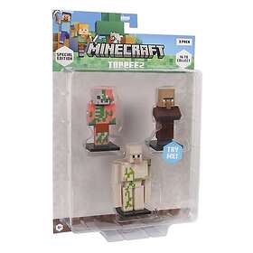 Minecraft 3D Special Edition Hahmo Zombie Pigman, Villager & Iron Golem