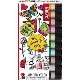 Marabu Fun & Fancy Window Color Garden 10x25ml