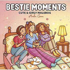 Forlaget Cozy Coloring - Amelia Green: Bestie Moments Målarbok