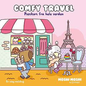 Forlaget Cozy Coloring - Moshi Moshi: Comfy Travel Värityskirja