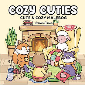 Forlaget Cozy Coloring - Amelia Green: Cozy Cuties Malebog