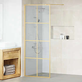 vidaXL Walk-in Shower Wall Gold 80x195cm 42022057