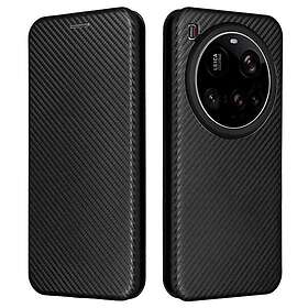 Skalo Plånboksfodral Kolfiber för Xiaomi 15 Ultra 5G
