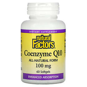 Natural Factors Coenzyme Q10 100mg 60 Softgels