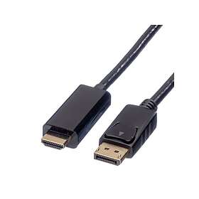 Roline DisplayPort til HDMI-kabel 5m 11045788