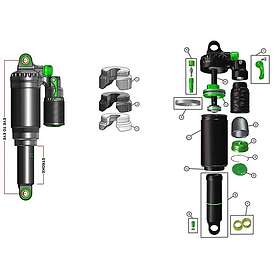 DVO Suspension Topaz/topaz 2 Luft Hylsa 65" Silver